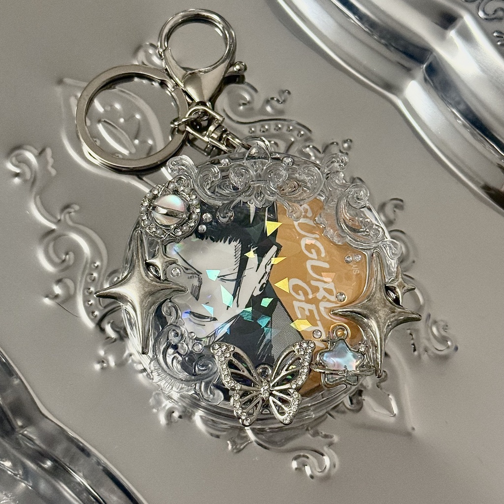 缶バッジキーホルダーケース【煌めき】