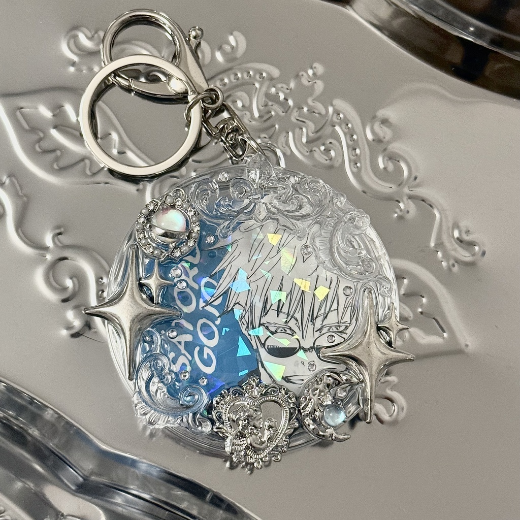 缶バッジキーホルダーケース【愛】