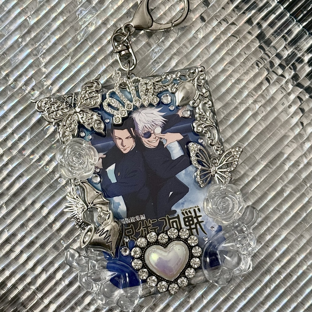 カードケースキーホルダー【花畑】