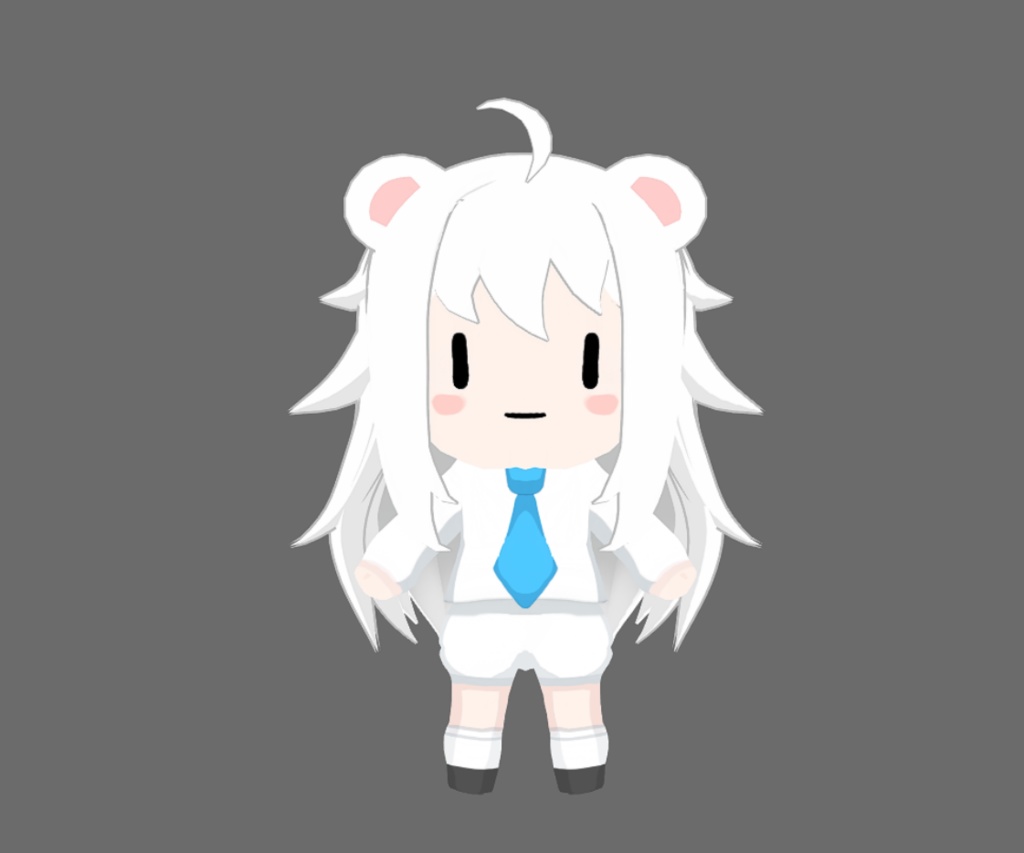 Vroid Chibi base model (free to use co copy)