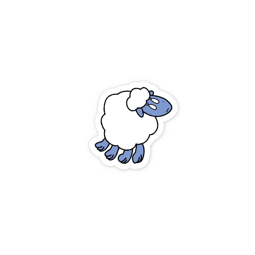 青ひつじちゃん
