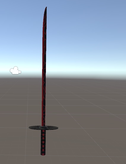 VRChat用武器 【黒刀・無月】
