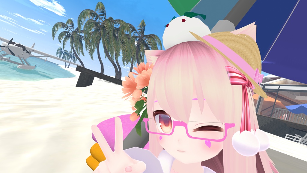 VRChat向け 麦わら帽子