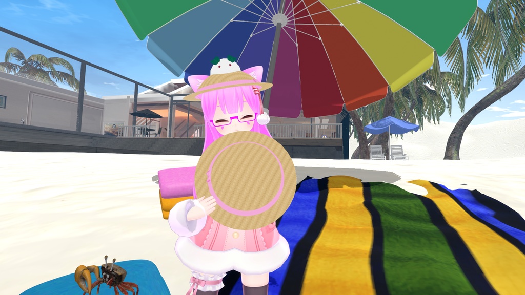 VRChat向け 麦わら帽子