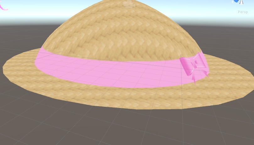 VRChat向け 麦わら帽子