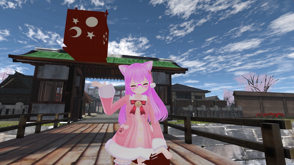 VRChat向け 行燈3点セット