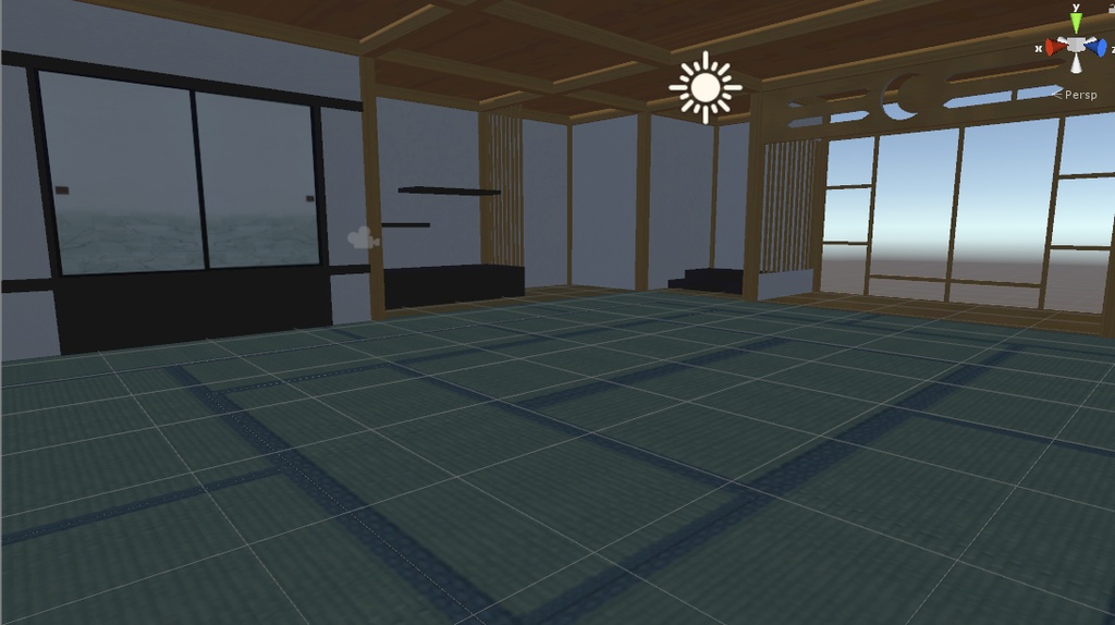 VRChat向け 和室部屋