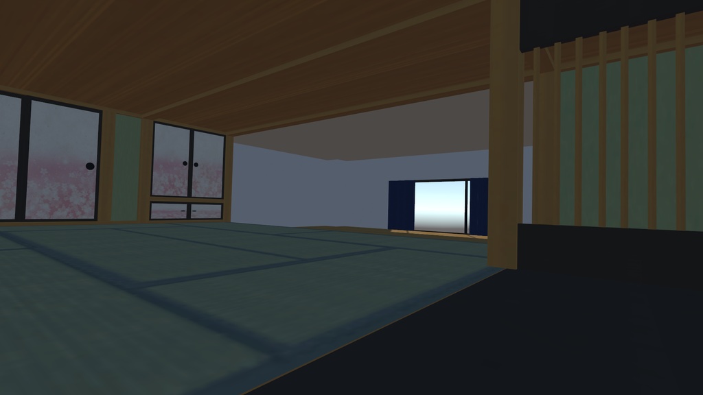 【VRChat向け】ルームアセット 和洋室