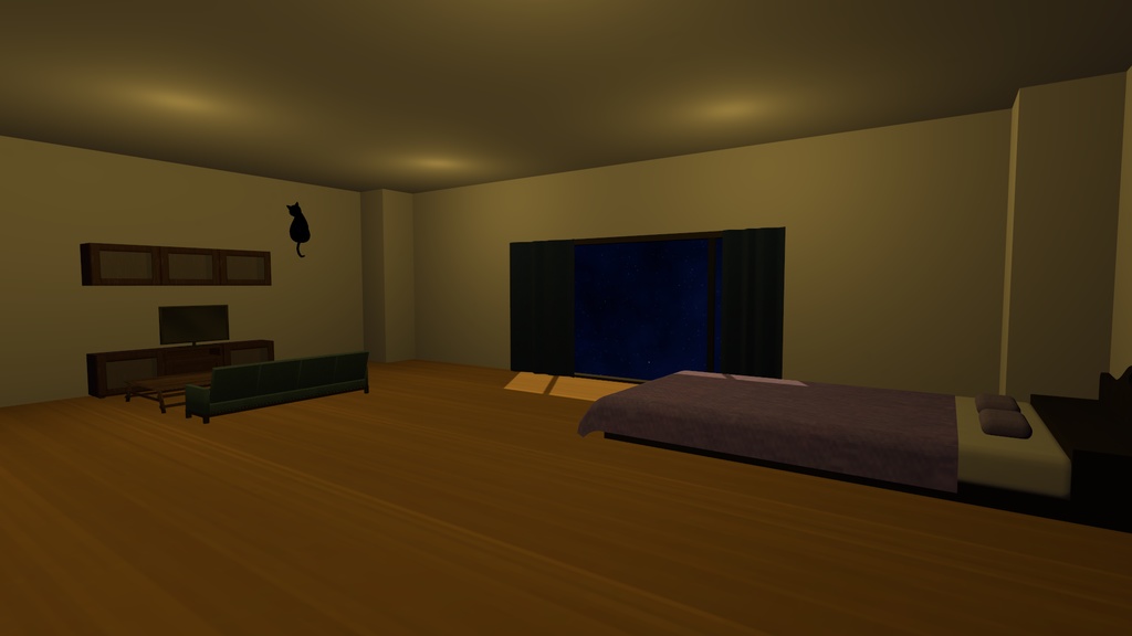 【VRChat向け】ルームアセット 和洋室