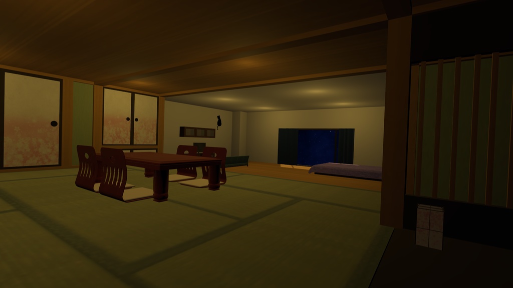 【VRChat向け】ルームアセット 和洋室