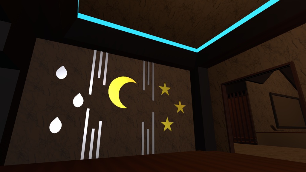 【VRChat向け】お部屋 SweetRoom:Luna