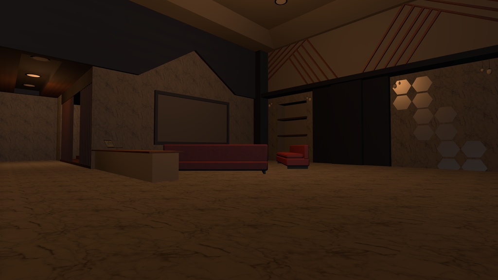 【VRChat向け】お部屋 SweetRoom:Luna