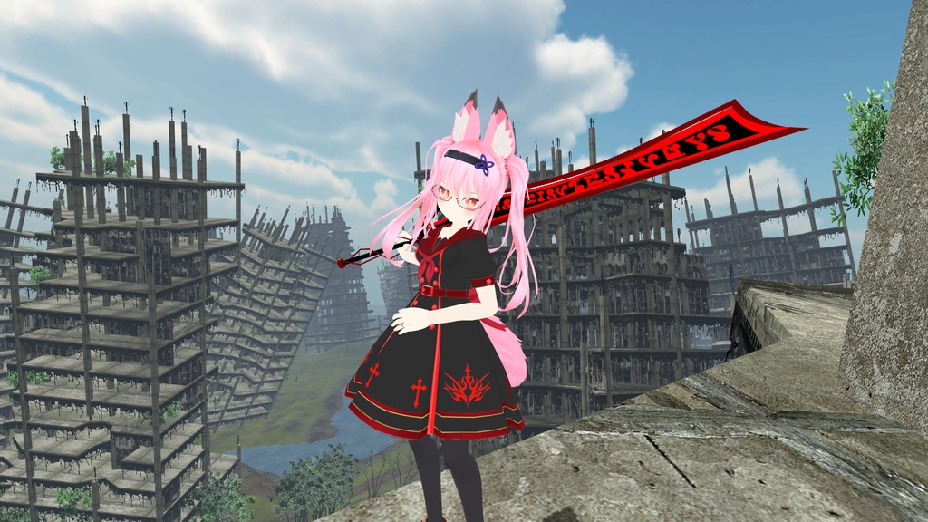 【VRChat向け】大剣