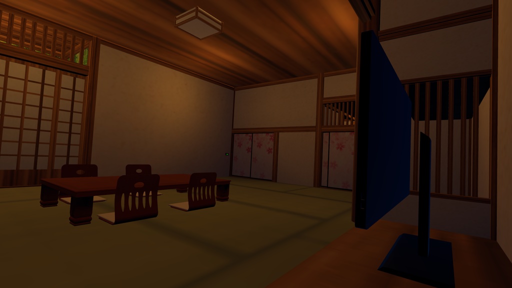 【VRChat向け】和室 旅館Type-A