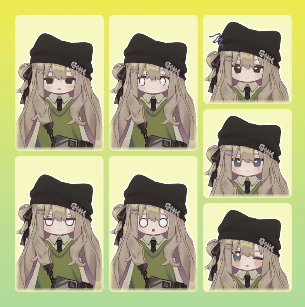 【キプフェル(Kipfel)専用】Kipfel's face Animation(Everything's moving!!!!)