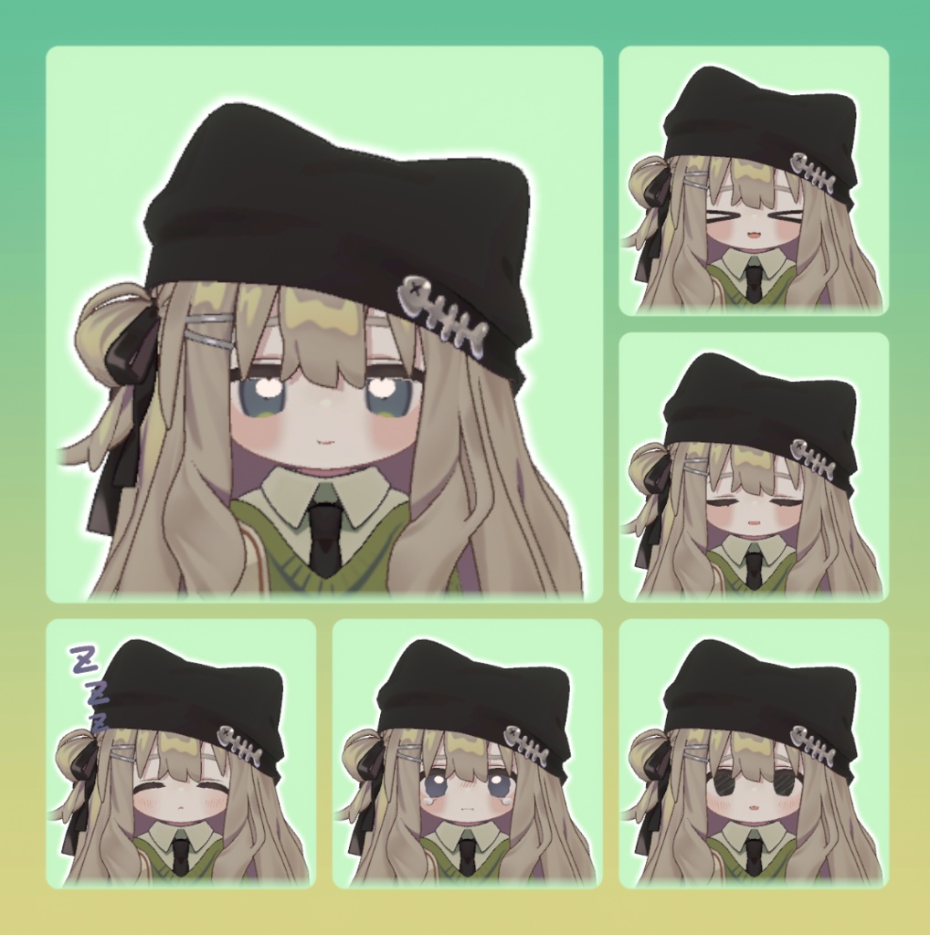 【キプフェル(Kipfel)専用】Kipfel's face Animation(Everything's moving!!!!)