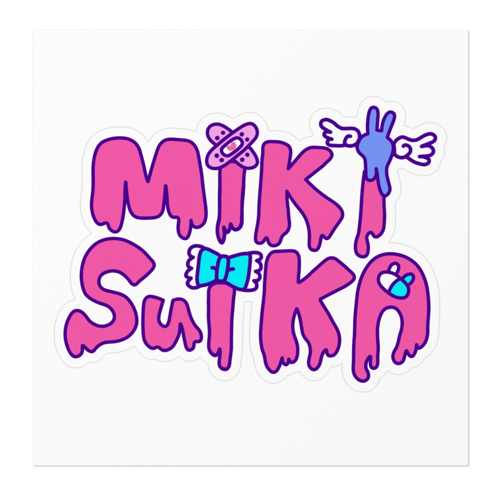 なーすいちゃんロゴステッカー