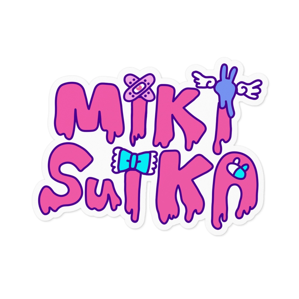 なーすいちゃんロゴステッカー