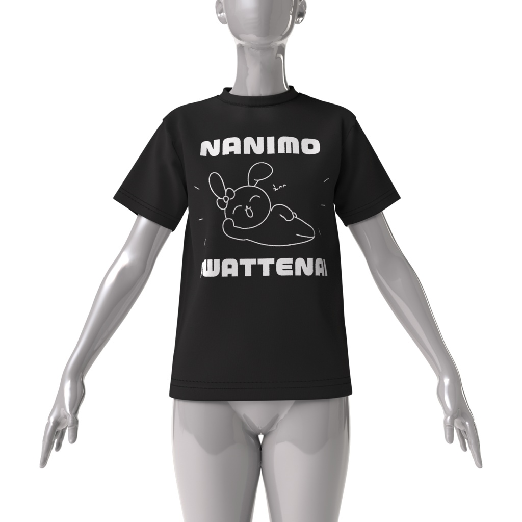 NANIMO OWATTENAI ビッグシルエットTシャツ