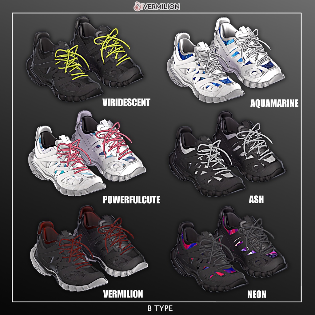 【RecRiv SNEAKERS】VERMILION APPARELSv1