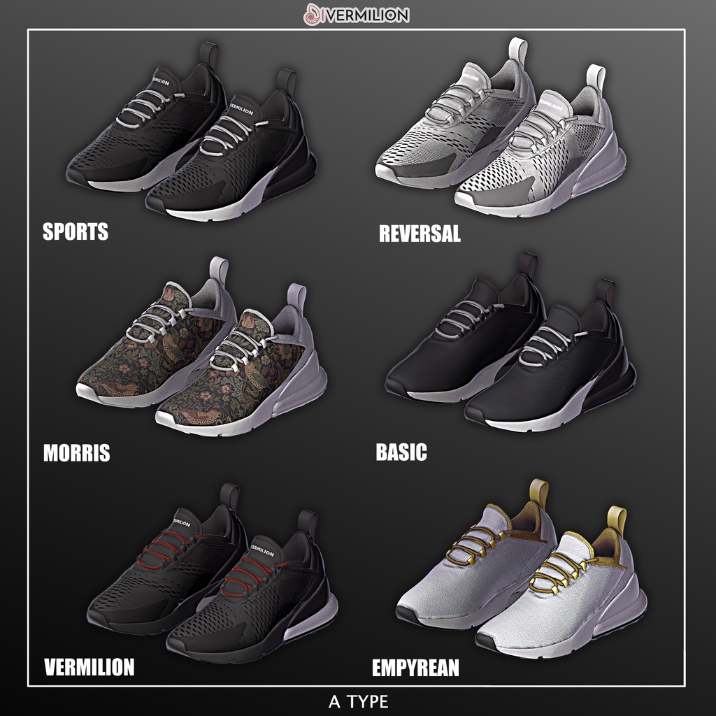 【RecRiv SNEAKERS】VERMILION APPARELSv1