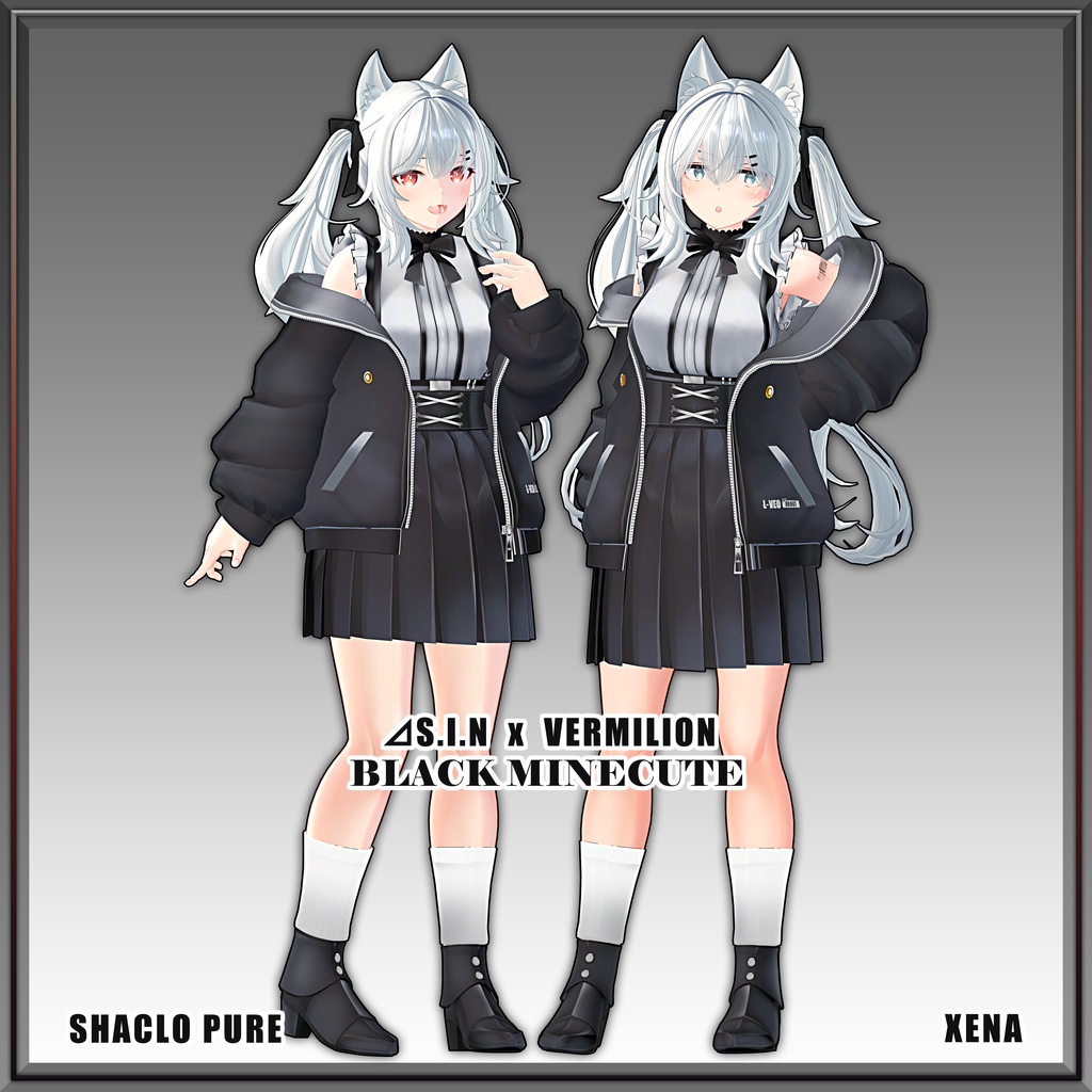 16アバター対応【BLACK MINECUTE】⊿S.I.N x VERMILION