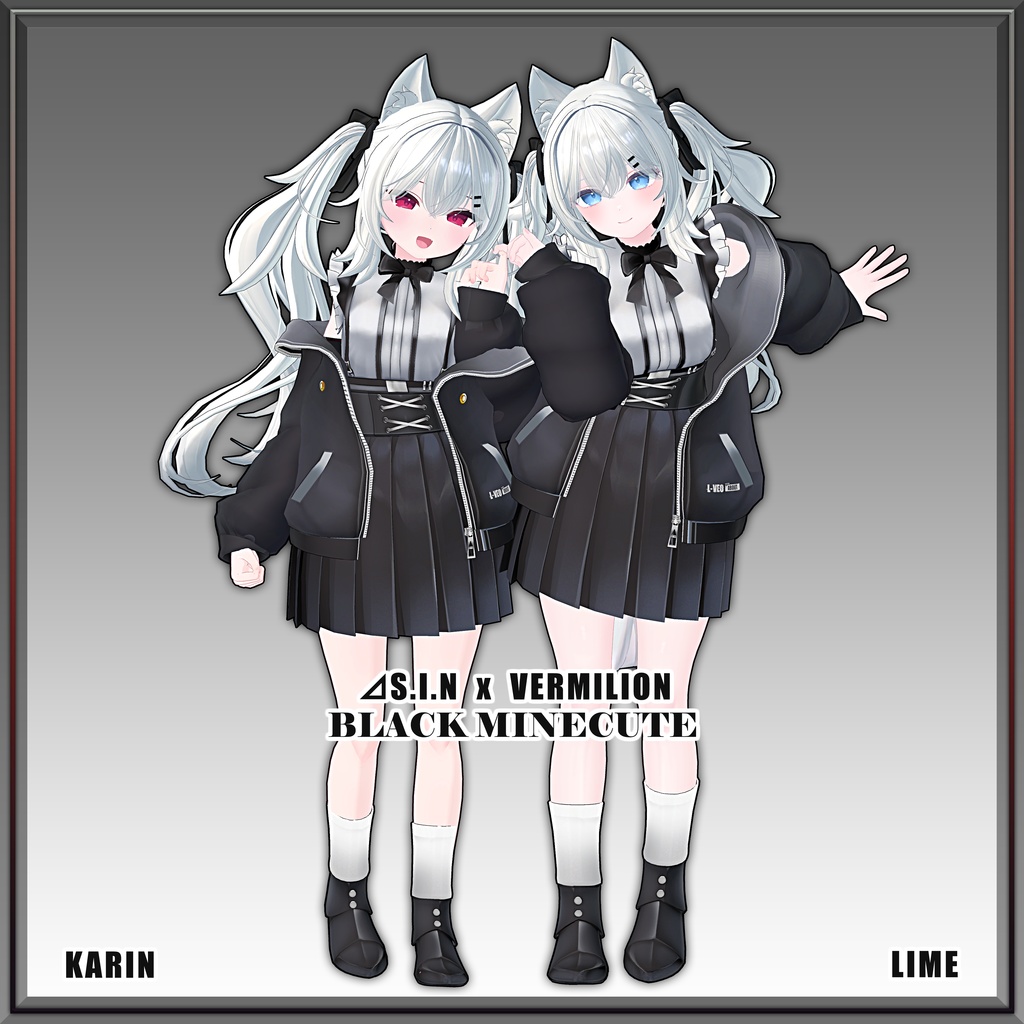 16アバター対応【BLACK MINECUTE】⊿S.I.N x VERMILION