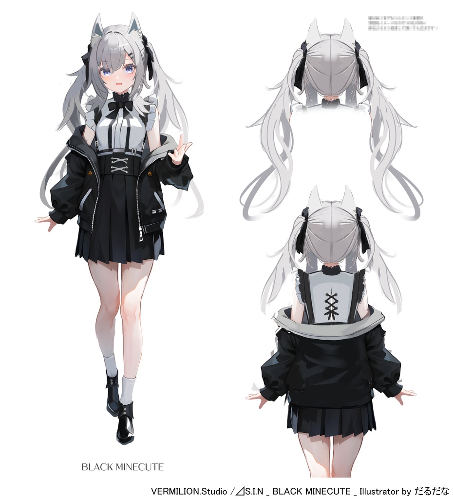 16アバター対応【BLACK MINECUTE】⊿S.I.N x VERMILION