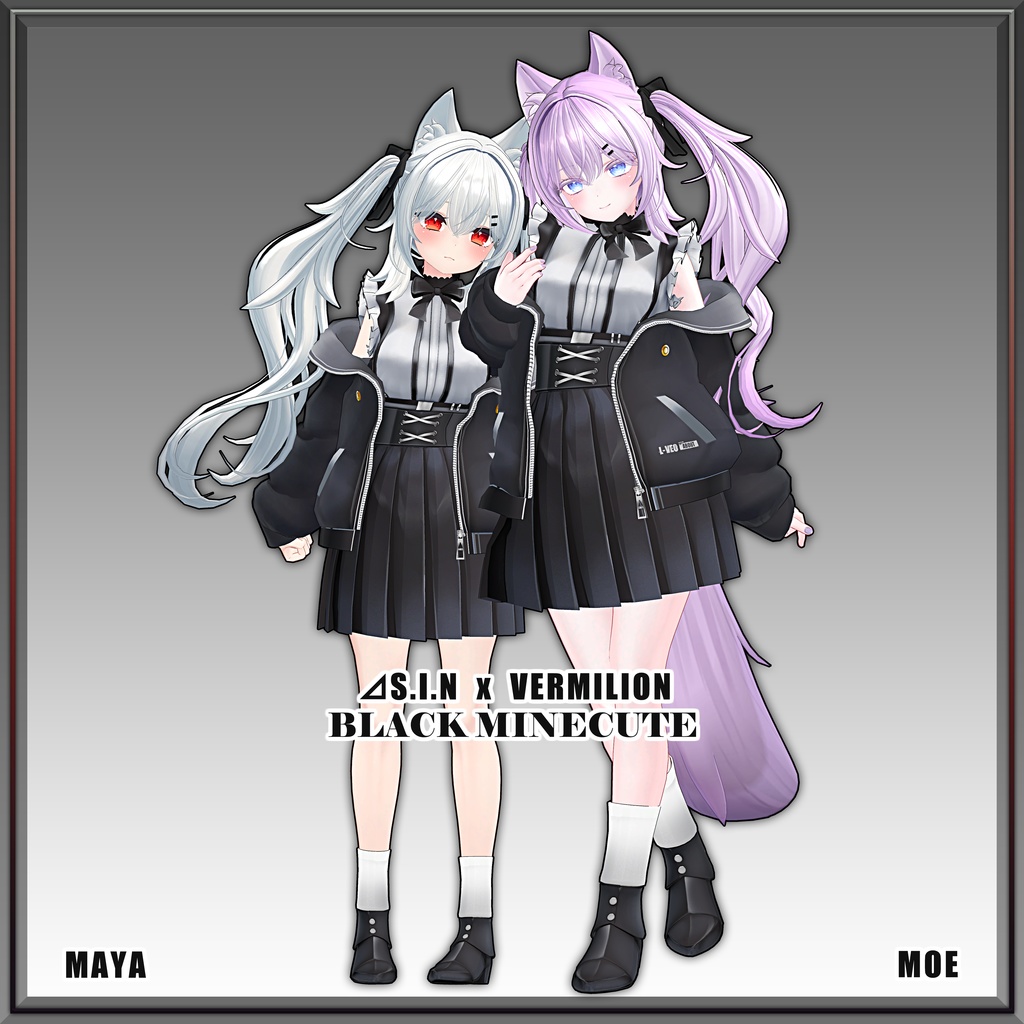 16アバター対応【BLACK MINECUTE】⊿S.I.N x VERMILION