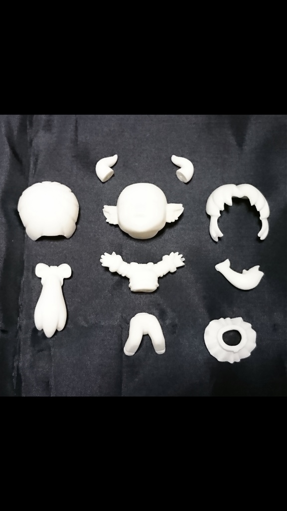 (ガレージキット)オリジナルミニフィギュア 魔獣パズズ