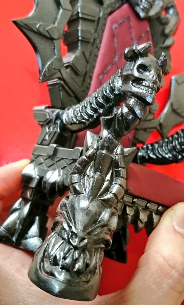 (ガレージキット)オリジナルフィギュア用小物 『魔王の玉座』