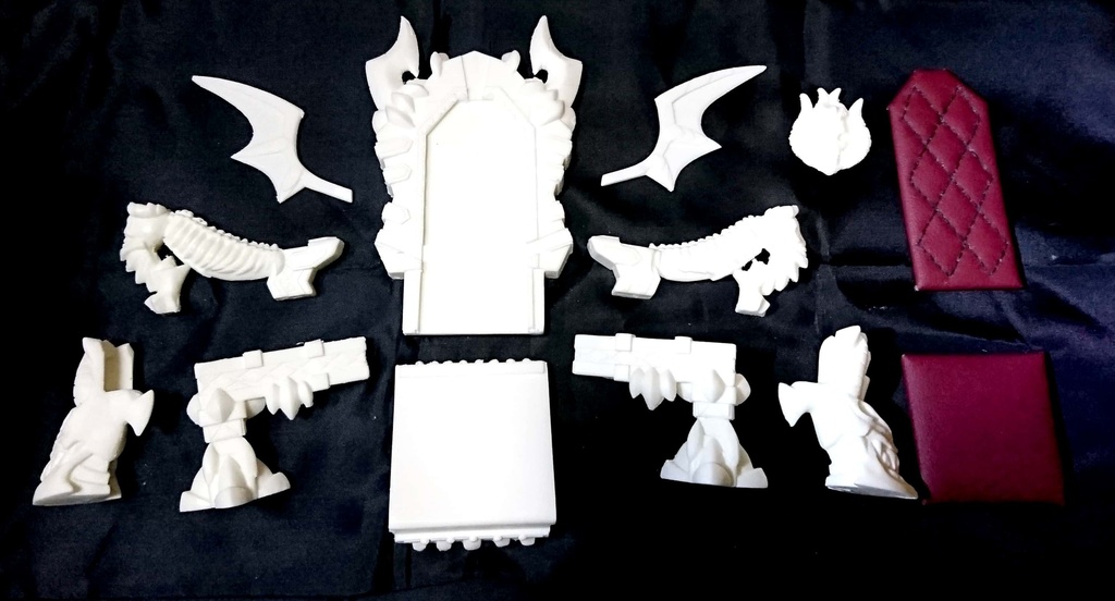 (ガレージキット)オリジナルフィギュア用小物 『魔王の玉座』