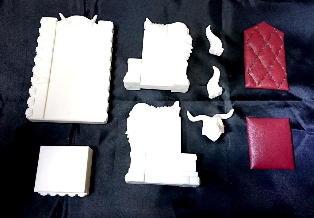 (ガレージキット)オリジナルフィギュア用小物 『悪魔の玉座』