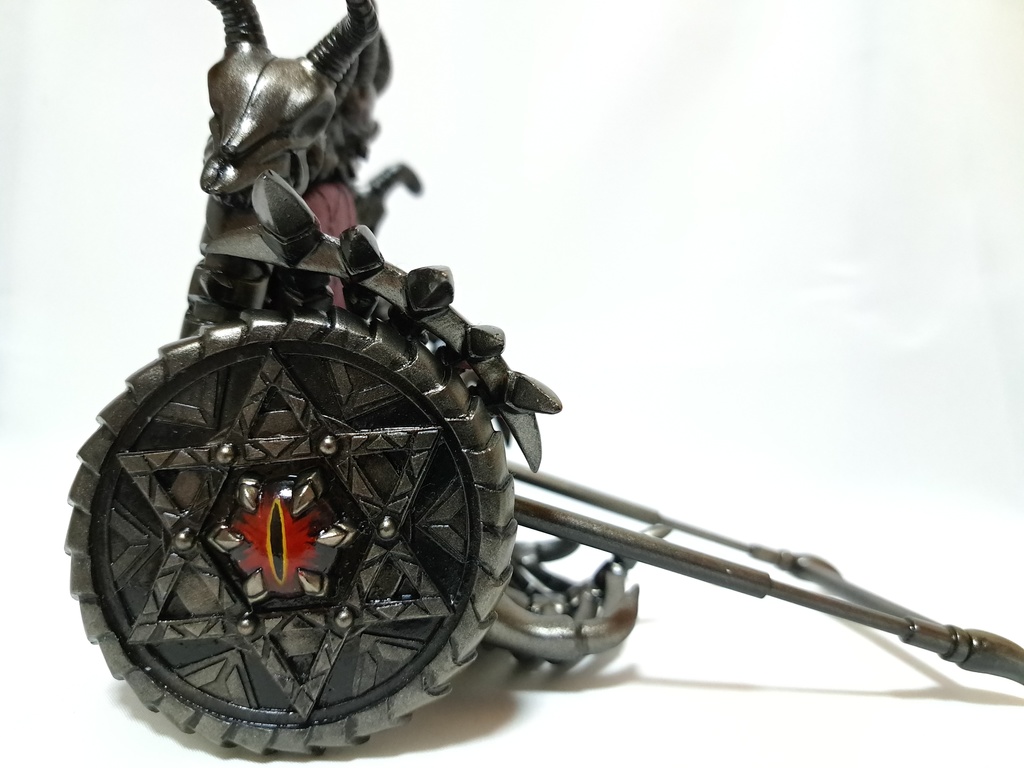 (ガレージキット) オリジナル フィギュア用小物 『魔人力車』