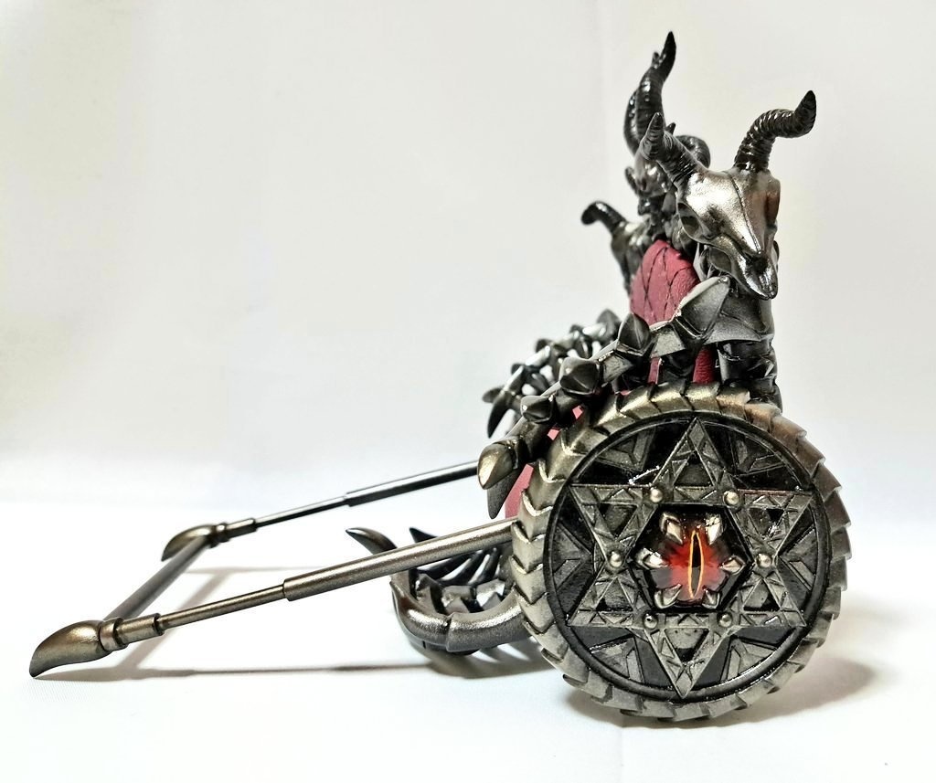 (ガレージキット) オリジナル フィギュア用小物 『魔人力車』