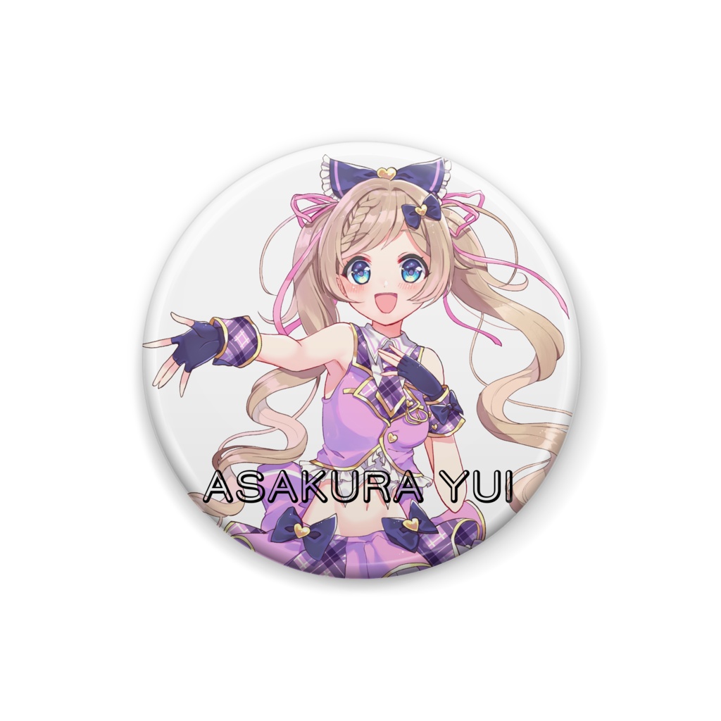麻倉由衣アイドル衣装缶バッジ - 25mm