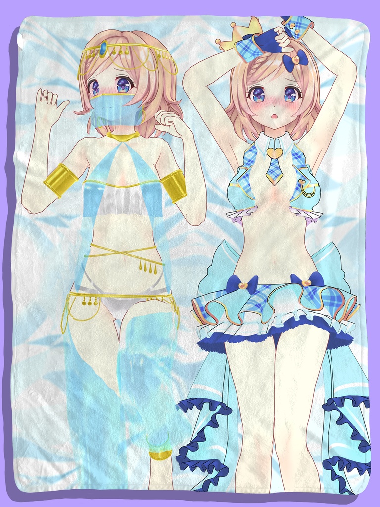 【受付終了】大判オリジナルブランケット~麻倉由衣でこの冬を乗り切ろう!