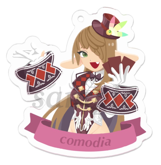【コモディア】アクリルキーホルダー