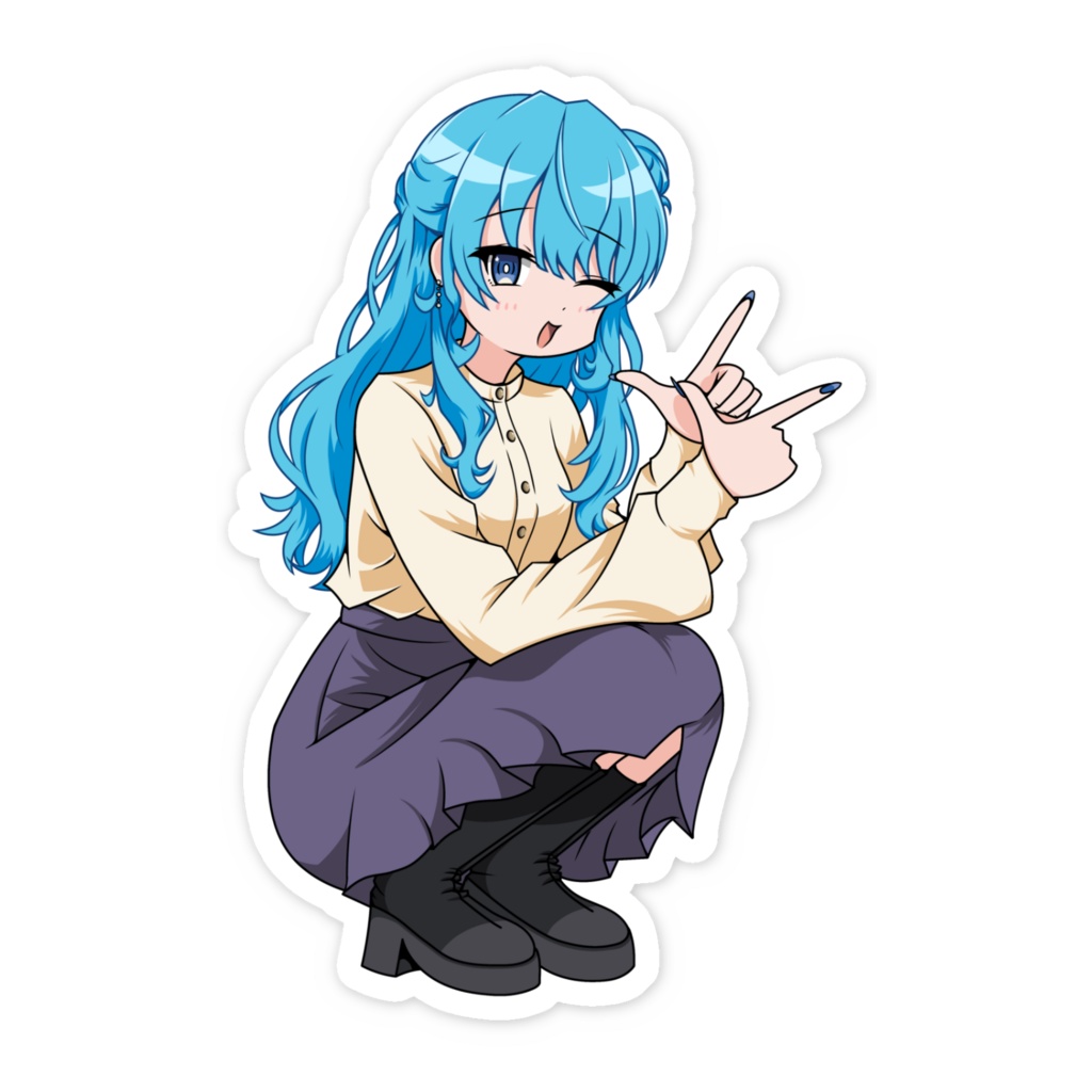 【非公式】星街スマホステッカー