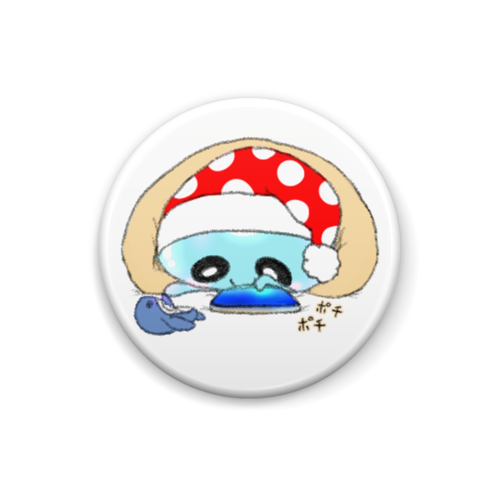 くらげのくらー缶バッジ:No.4