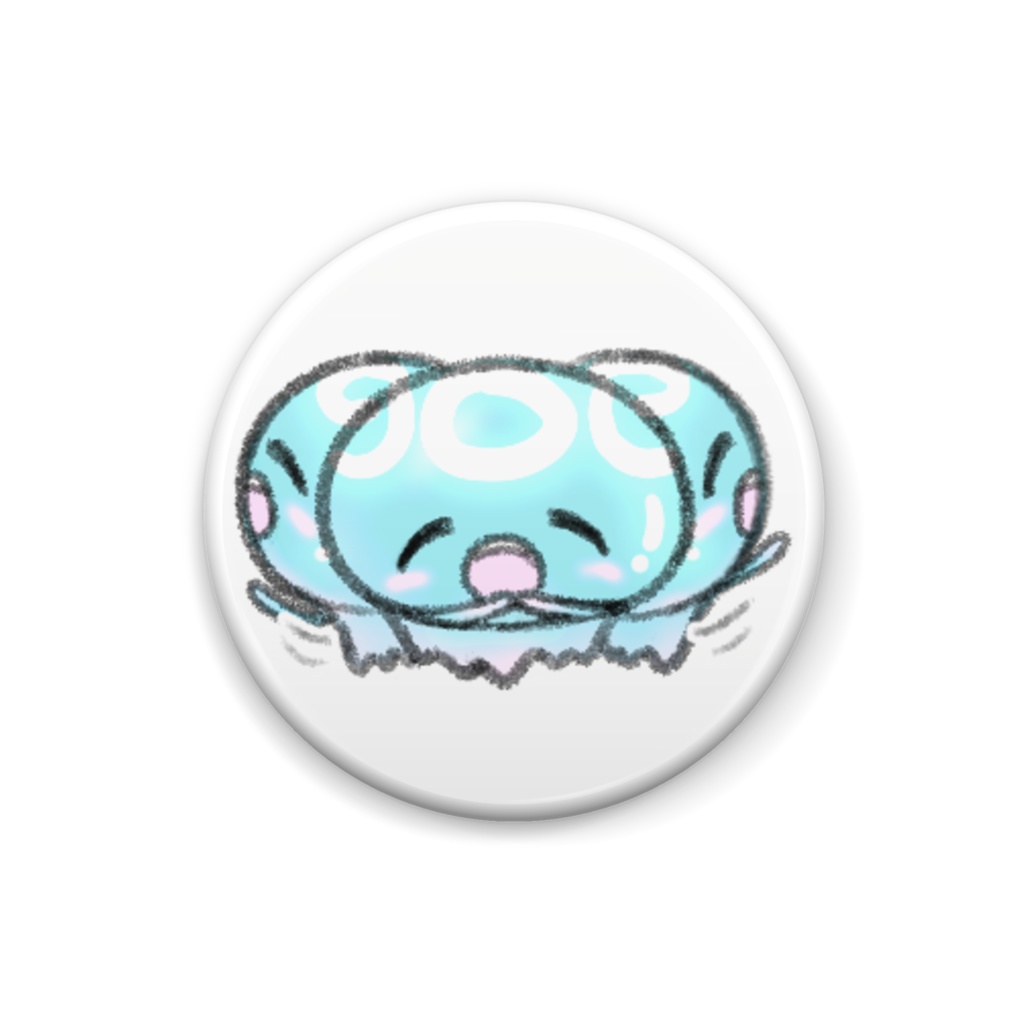 くらげのくらー缶バッジ:No.8