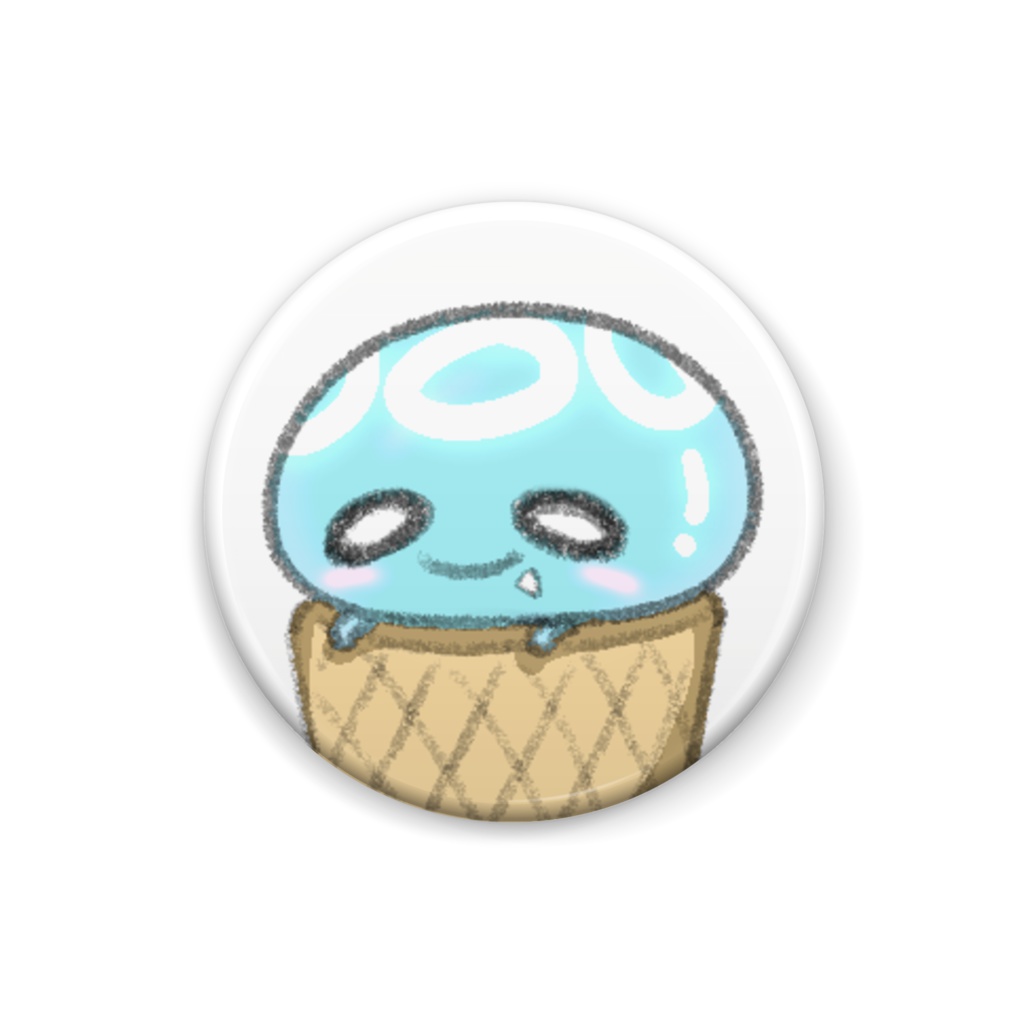 くらげのくらー缶バッジ:No.24