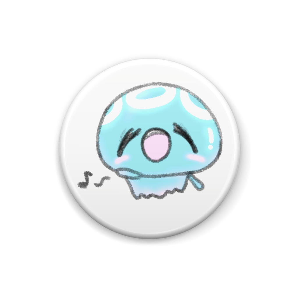 くらげのくらー缶バッジ:No.25