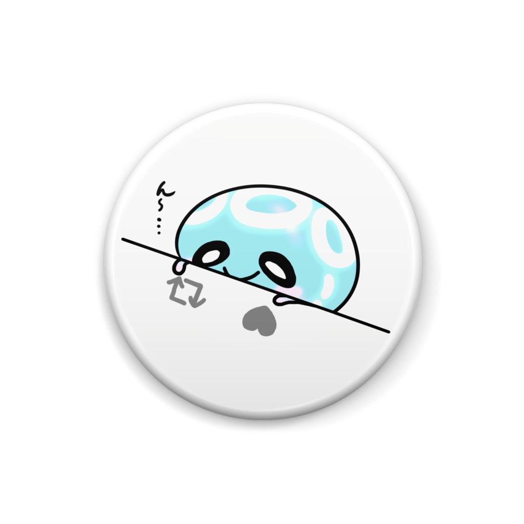 くらげのくらー缶バッジ:No.30