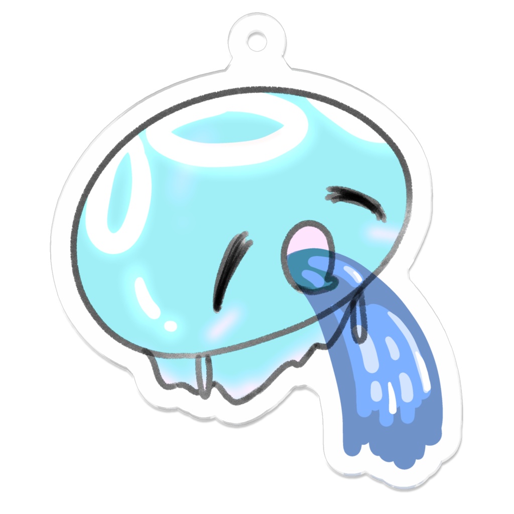 くらげのくらーアクリルキーホルダー:No.23