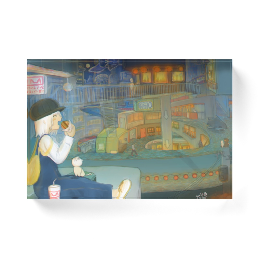 アクリルブロック:いただきま~す!