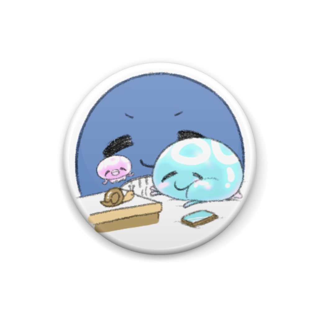 くらげのくらー缶バッジ:No.36