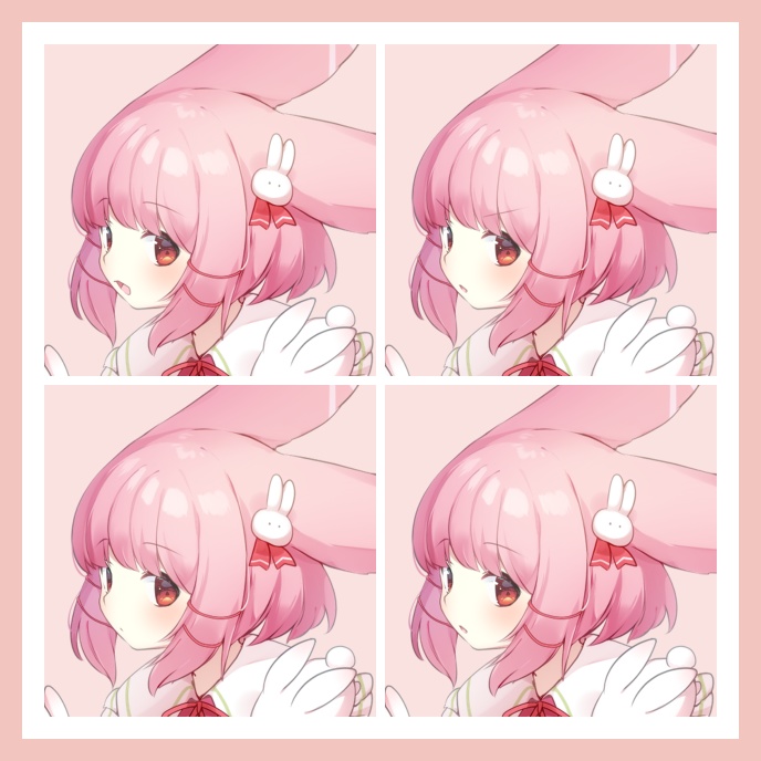 【パーツ分けPSD】うさぎ天使ちゃん【立ち絵】