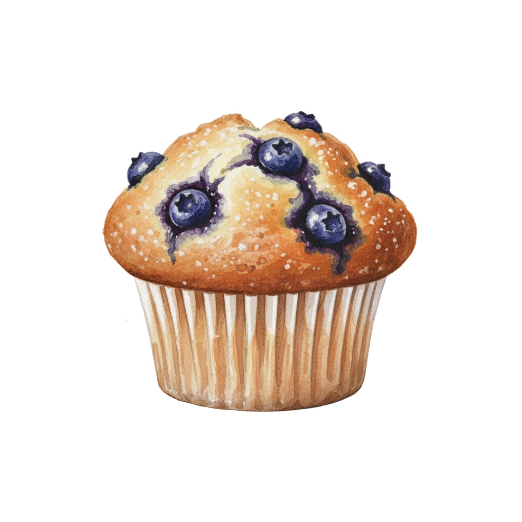 【15点セット】焼きたてベーカリー&カフェ 水彩画風クリップアート(背景透過PNG)