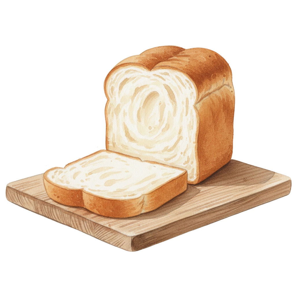【15点セット】焼きたてベーカリー&カフェ 水彩画風クリップアート(背景透過PNG)